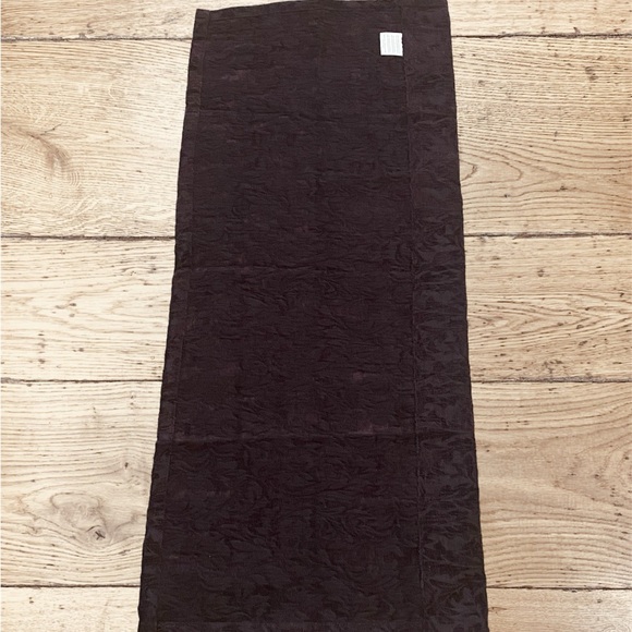 Window Treatment Rod Valance Damask Fabric Amethyst Purple 40 x 17 EUC - Picture 3 of 3